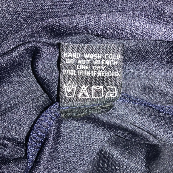 MSK navy beaded full length sleeveless formal dress Sz 14 ruching side ruffle - Picture 12 of 13